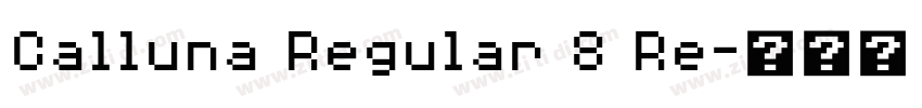 Calluna Regular 8 Re字体转换
